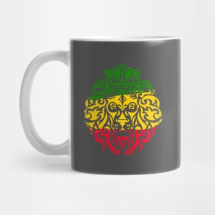 Lion of Judah, Rasta, King, Ethiopia flag Mug